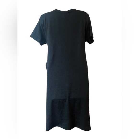 NWT A Pea in the Pod Black Short Sleeve Stretch Knee Length Dress Size: M NEW! - Picture 3 of 5